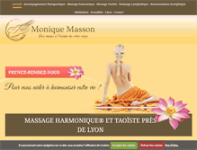 Tablet Screenshot of massage-harmonique-69.com